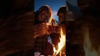 How do you say constipation in German? 🦧🦍 #Shorts #Funny #Bigfoot #Monkey #Gorilla