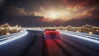 Deep Sleep Christmas Ambience 🌌 432Hz Futuristic Nebula Drift with Soft Holiday Bells