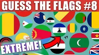 Extreme Flag Quiz of World #Flags | 4 Minute Flags #8