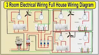 3 Room Electrical Wiring Full House Wiring Diagram | full house wiring diagram