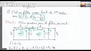 Exercices corrigées sur le Filtrage analogiques