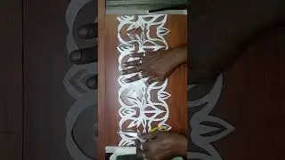 🌿 flower rangoli designs without dots and colours🌿 paper flower making easy at home🌿