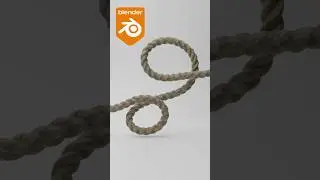 Rope in blender #blender #3d #short