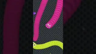 wormzone io slitherio a snake epic battle in real gameplay #wormzone #shorts
