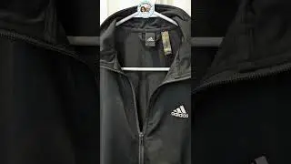 Women's Adidas Black Zipper 3 Stripes Track Jacket Small Elastic Trim
