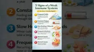 5 Signs Your Immune System Is Weak ⚠️#shorts#health