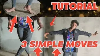 3 Famous Dance Moves Footwork Tutorial in Hindi Simple Hip Hop steps for beginners Royal star Dipu