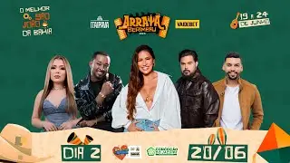 🔥 Arraiá do Berimbau - Dia 2 ao Vivo com Imagens do Melhor São João da Bahia! 🎉 | 20 de Junho