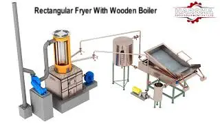 Rectangular Fryer With Wooden Boiler (Batch Fryer) - HARSHA FOOD EQUIPMENT PVT.LTD.