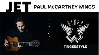 Jet - Paul McCartney & Wings - Fingerstyle Guitar FREE TAB