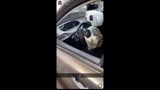 Ines sberro grave accident de voiture sur l'autoroute 😱 !!