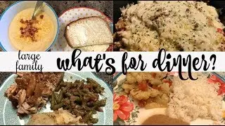 WHAT'S FOR DINNER & DESSERT || REAL LIFE LARGE FAMILY DINNERS & DESSERTS