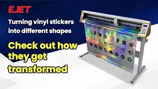 How Vinyl Stickers Get Cut into Any Shape | Cutting Plotter Explained