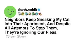 Neighbors Keep Sneaking My Cat Into Their Apartment, And Despite All Attempts To Stop Them, They'...