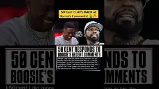 50 Cent CLAPS BACK at Boosie&rsquo;s Comments! 🐍🔥 #50Cent #Boosie #HipHopBeef#shortsfeed #shorts