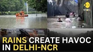 DELHI-NCR RAINS LIVE: Delhi-NCR receives heavy rainfall, IMD issues red alert | WION LIVE