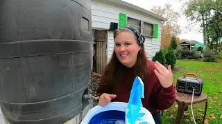 How to Be frugal /wash CLOTHES WITH RAIN WATER