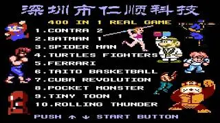 NES 400 in 1 Gameplay : 400 Classic Retro Games in One Cartridge!
