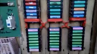1 KW+  18650 DIY Lithium Powerwall  Offgrid Setup in an Island