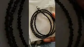 dispatched 🖤✨ #shorts #trendingshorts #viralshorts #anklets #neckchain #blackbeads #gift #diy #black