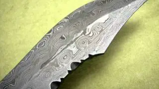 Collector Knives - Custom Handmade Damascus Hunting Knife