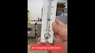 Asbestos air sampling calibration