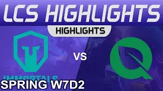 IMT vs FLY Highlights LCS Spring Season 2023 W7D2 Immortals vs FlyQuest by Onivia