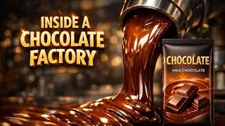 How Chocolate Is Made 🍫 | Inside a Modern Chocolate Factory (Bean to Bar)