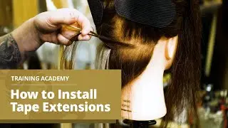 How to Install Tape Hair Extensions | Tutorial with Molly part 1/3