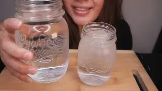 ASMR DRINKING COLD WATER + ICE EATING *NO TALKING*