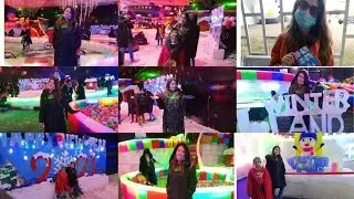 Winter land in Karachi city# Artificial snowfall in karachi #PF museum