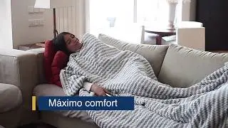 Manta El&eacute;ctrica Calienta Camas Delux -XXL - NEWSUMIT - 180x130cm. Electric Heated Blanket XXL.