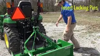 Attaching BB5048L Frontier Box Blade to John Deere 2025R