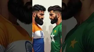 India vs Pakistan Wrestling Match &ndash; Who Will Win? 😱🥇#cartoon #viral #shorts #short #hindi