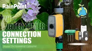 #RainPoint | Connection settings for Wi-Fi Sprinkler Timer with soil sensor and APP.#watersaving