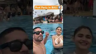 Pool Party In BALI 🌴 #bali #travel #couple