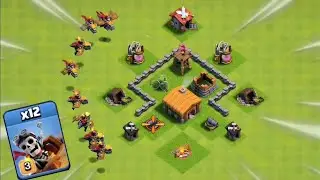*Max* Dragon Rider Army Vs Every Town Hall |Clash of Clans