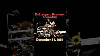 Барабанщик Def Leppard потерял руку #музыка #рок #DefLeppard #историямузыки