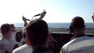 Landing on an Aircraft Carrier - Missed approach