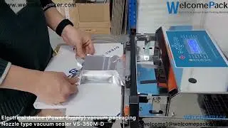 WELCOMEPACK / Power supply vacuum packaging / Nozzle type vacuum sealer VS-350M-D