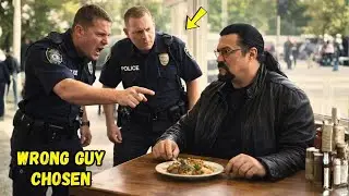 COPS HARASS STEVEN SEAGAL AT A ROADSIDE RESTAURANT &mdash; UNAWARE WHO HE REALLY IS.