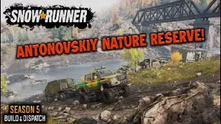 SNOWRUNNER Фаза 5 | ЦЕМЕНТ! | АНТОНОВСКИЙ ЗАПОВЕДНИК | ДОН, РОССИЯ ГЕЙМПЛЕЙ | PS5.