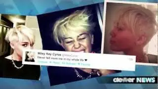 Miley Cyrus Chops All Hair Off!