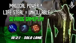 LIFE STEAL MAKES YOU UNKILLABLE - Sevarog Solo Lane Gameplay [No Commentary] | Predecessor