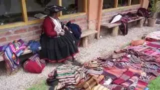 Adventures by Disney Peru: Weaving Demonstration