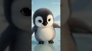 cute Penguin #cartoon #viral
