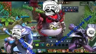 Akai troll with low skill players!!