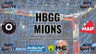 HAND - PNM - HB GUILHERAND GRANGES vs MIONS HB