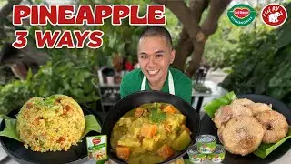 Del Monte Kitchenomics | Pineapple Chicken Curry, Pineapple Fried Rice, and Pineapple Fritters