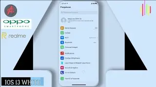 Theme Ios 13 white tembus akar For a3s,a5s,f5 dan realme